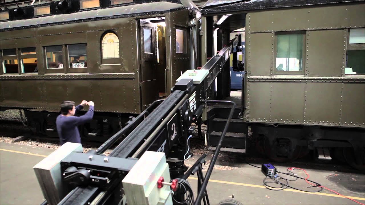 Scorpio Telescopic Camera Crane: TRAIN SCENE