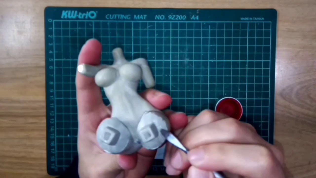 Como hacer encajes en escultura epoxica