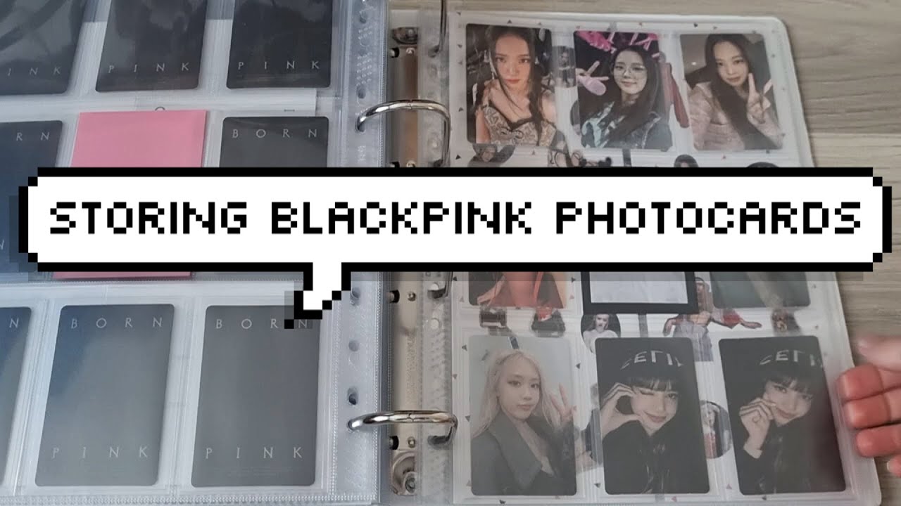 Storing BLACKPINK Photocards | Completing Born Pink, Jisoo ME
