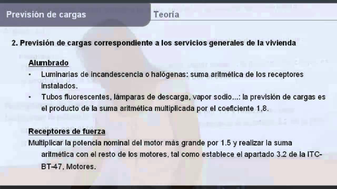 Previsión de cargas I
