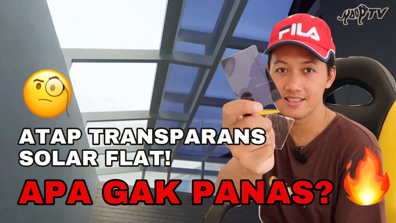 LEBIH KUAT DARI KACA! Review Solar Flat, Atap Transparan (Merek SolarTuff) Polycarbonat
