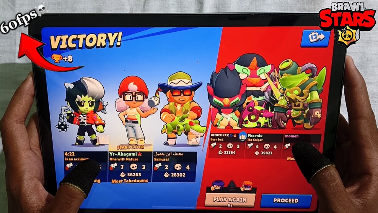 0-Delay👀 |Ipad Air M3🥶 | Brawlstars Hand Cam Gameplay👾😱
