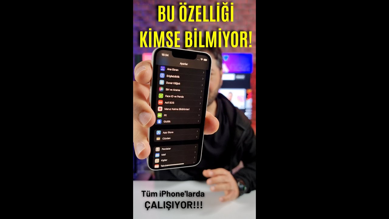 &Ccedil;OK GİZLİ iPhone &Ouml;zelliği! #SHORTS