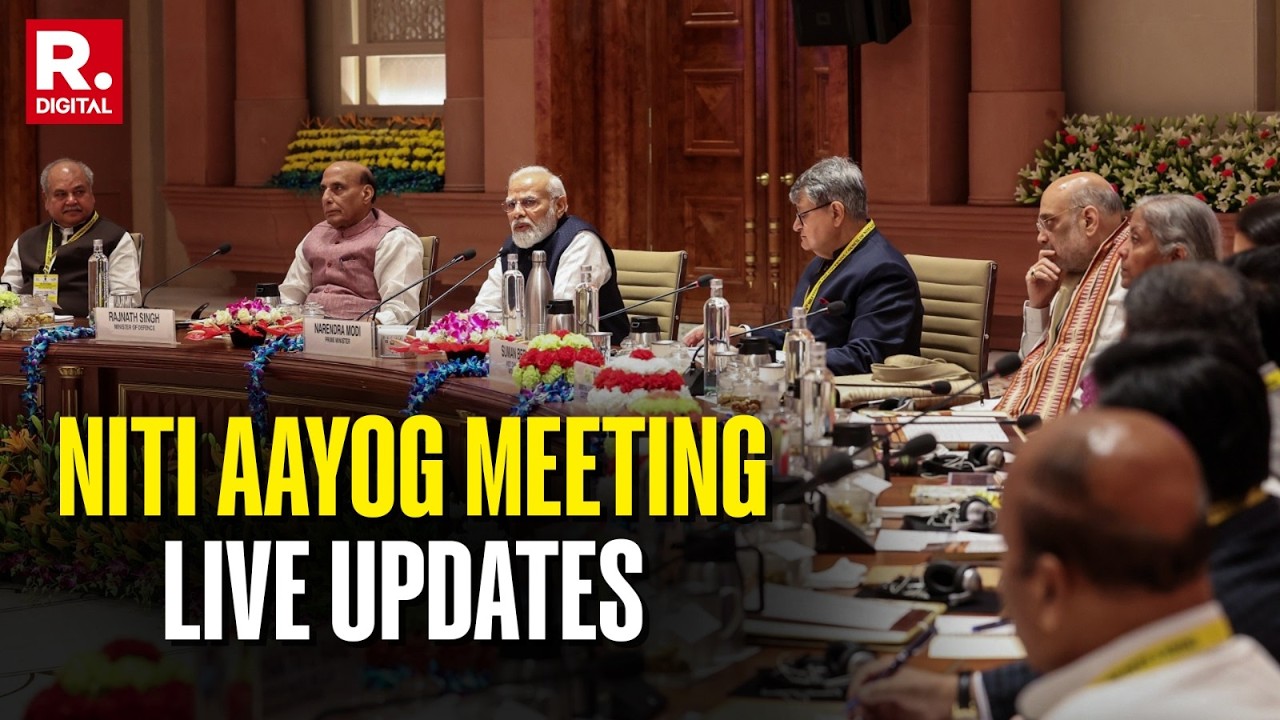 LIVE: PM Modi Chairs NITI Aayog Meeting On Viksit Bharat 2047 Vision | India