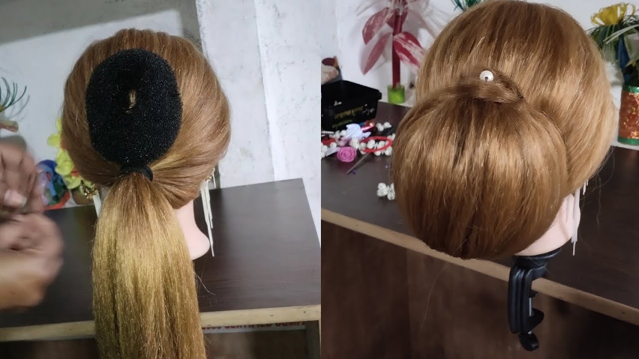 party hairbun#hairstyle @artimakeouer50