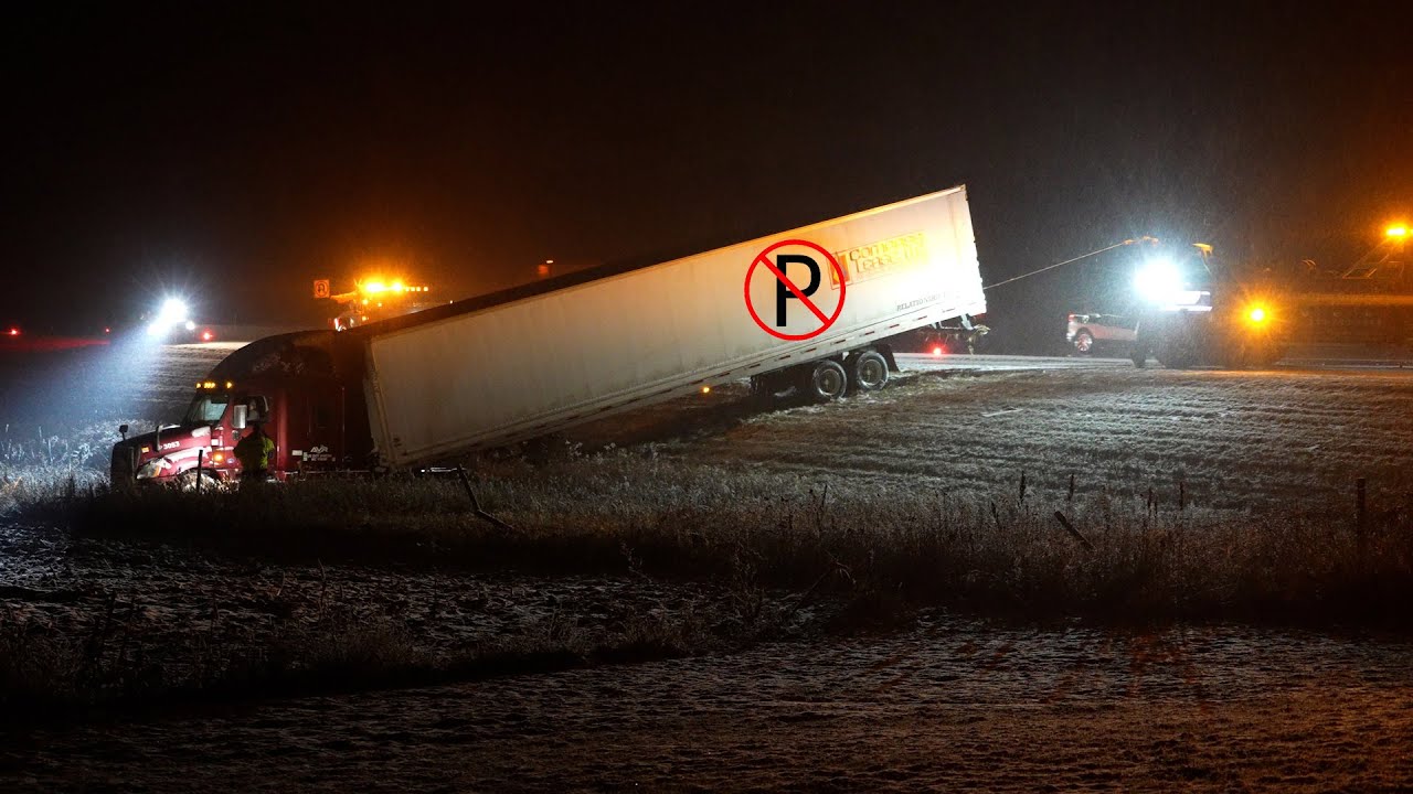 Evening Snow Makes For Slick Roads & Crashes, St Cloud, MN