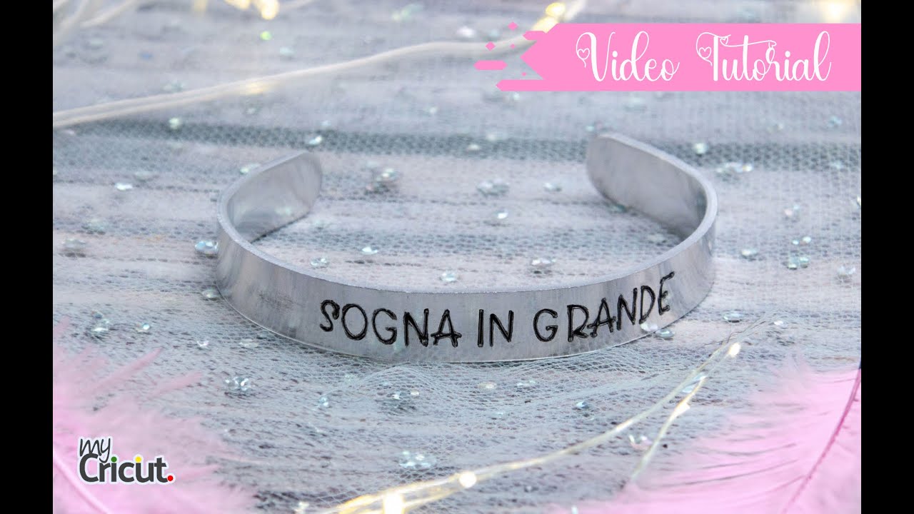 Incidere bracciali con Cricut Maker (alluminio, acciaio, rame). Tutorial