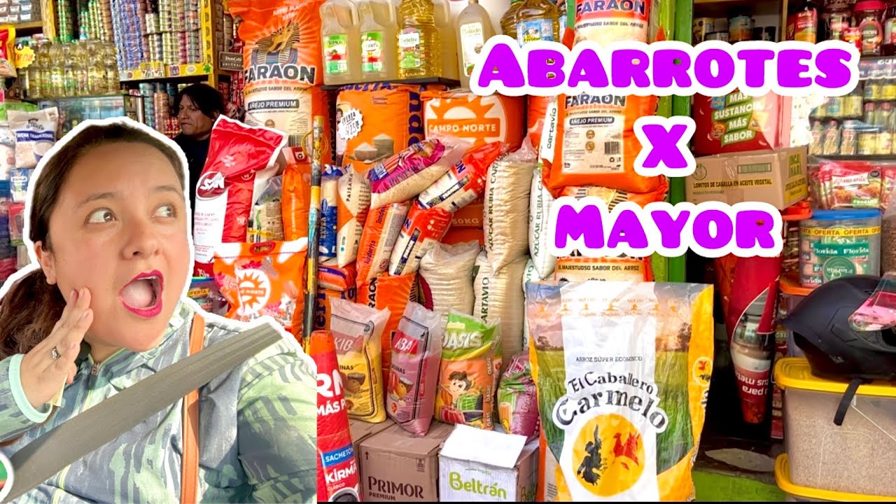 Donde encontrar abarrotes por mayor / Santa Anita