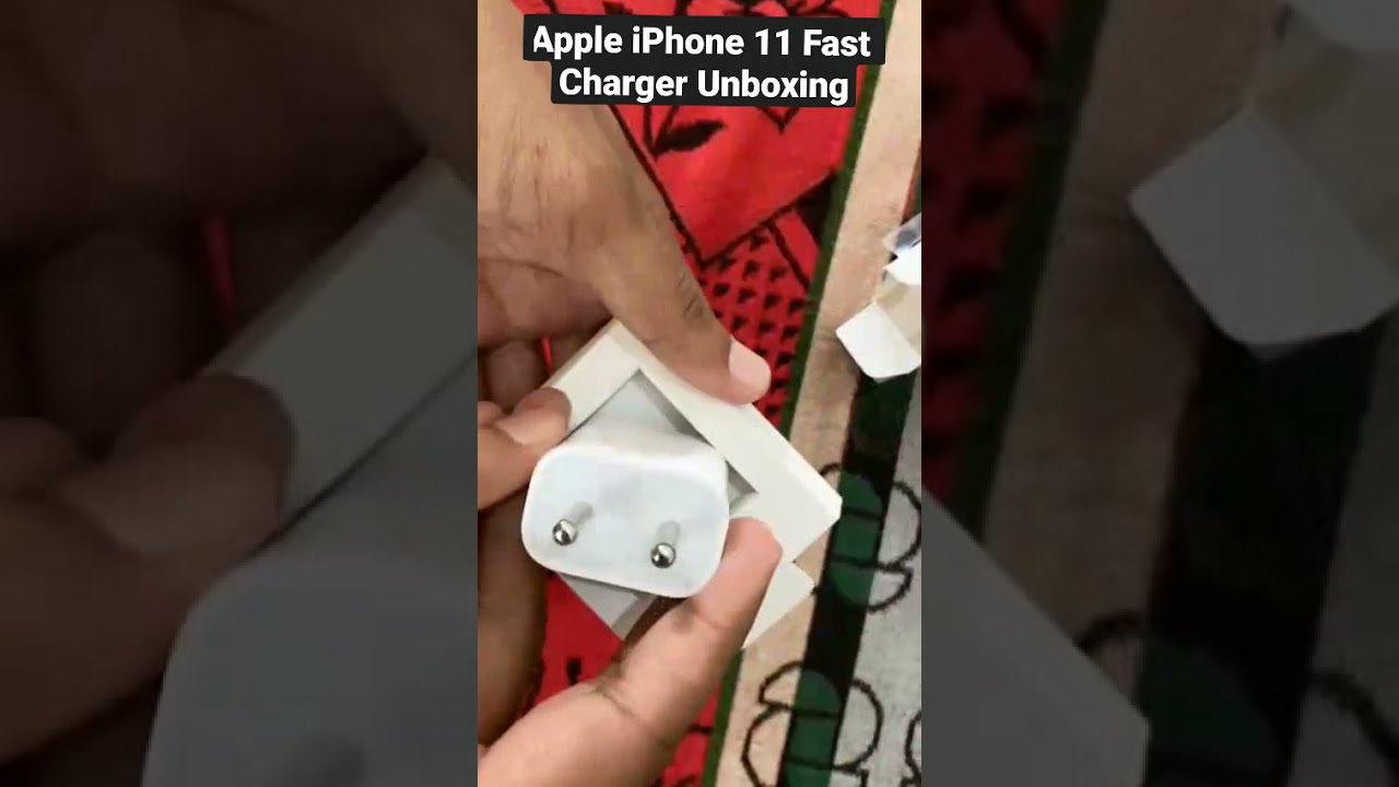 Apple Iphone 11 Fast Charger Unboxing!!! #shorts