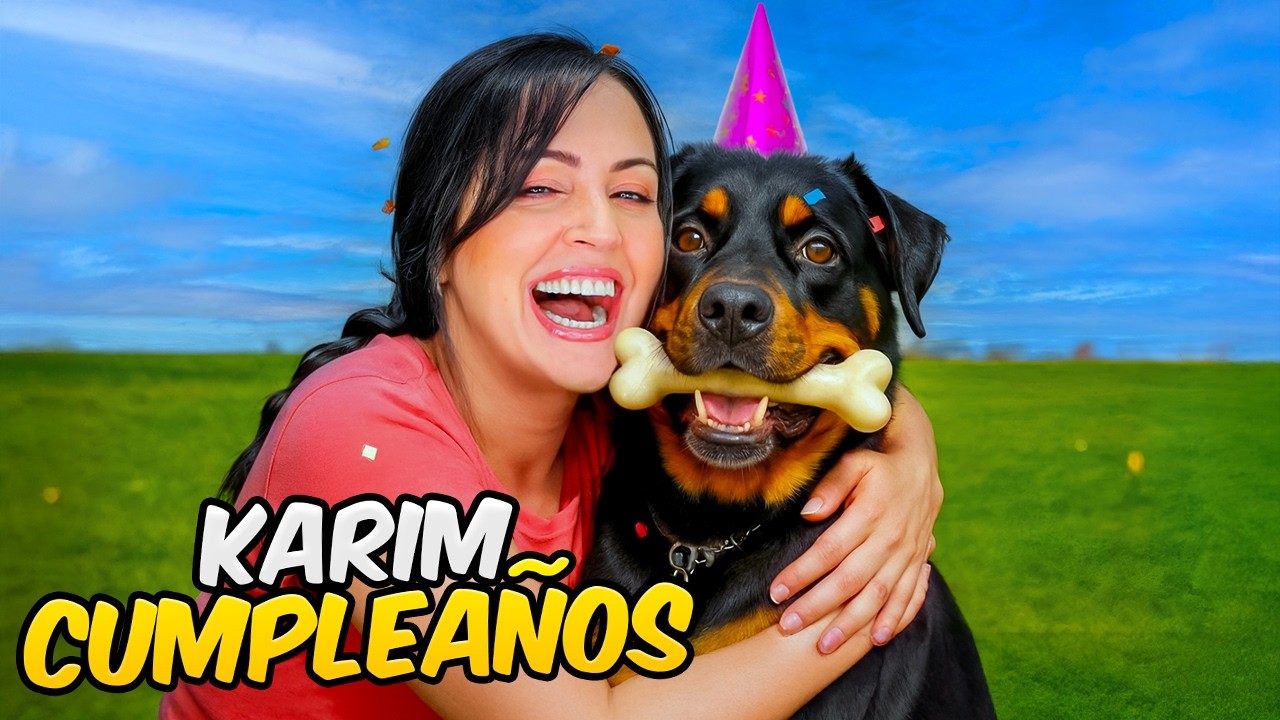 Cumpleaños 11 de Mi Perro Rottweiler Karim 🎊❤️ Sandra Cires Vlog