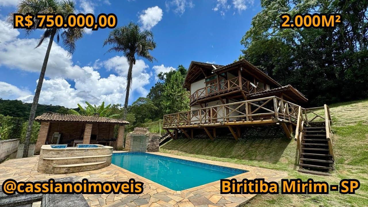 CABANA DOS SONHOS a venda em Biritiba Mirim - R$ 750.000,00
