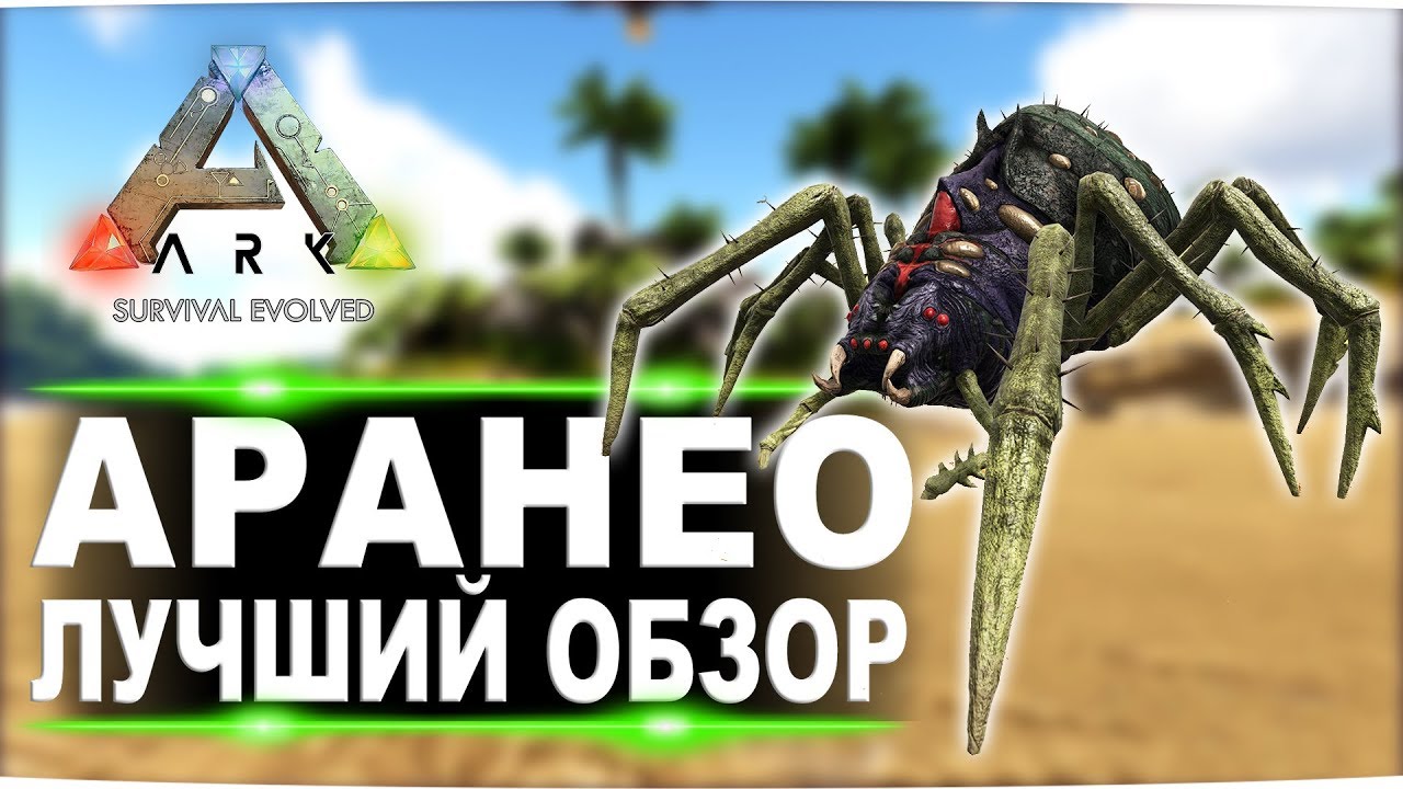 Аранео (Araneo)  в АРК. Лучший обзор: легкое приручение и способности пауков в ark