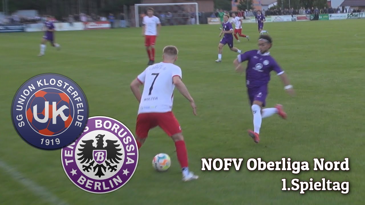 SG Union Klosterfelde - Tennis Borussia Berlin (1.8.2025, NOFV-Oberliga)