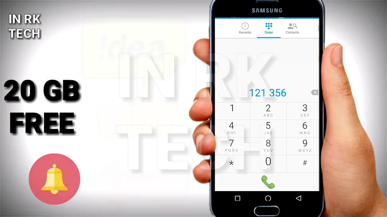 Idea Free 20 GB Data Offer 2021,Idea Free Net,Idea Free Data Code,IdeaFreeInternet All User irktech7