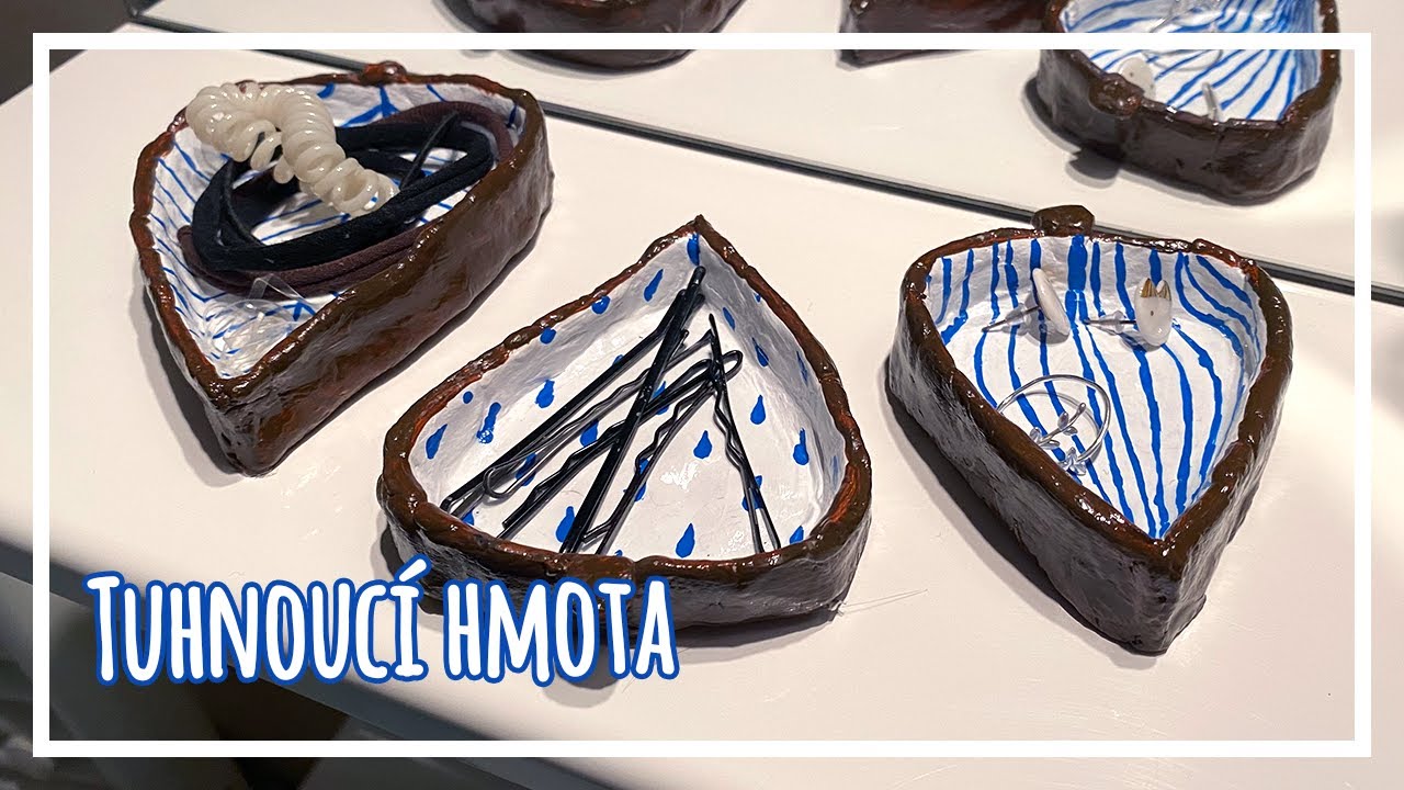 Jak na tuhnoucí hmotu? | Domácí keramika | DIY