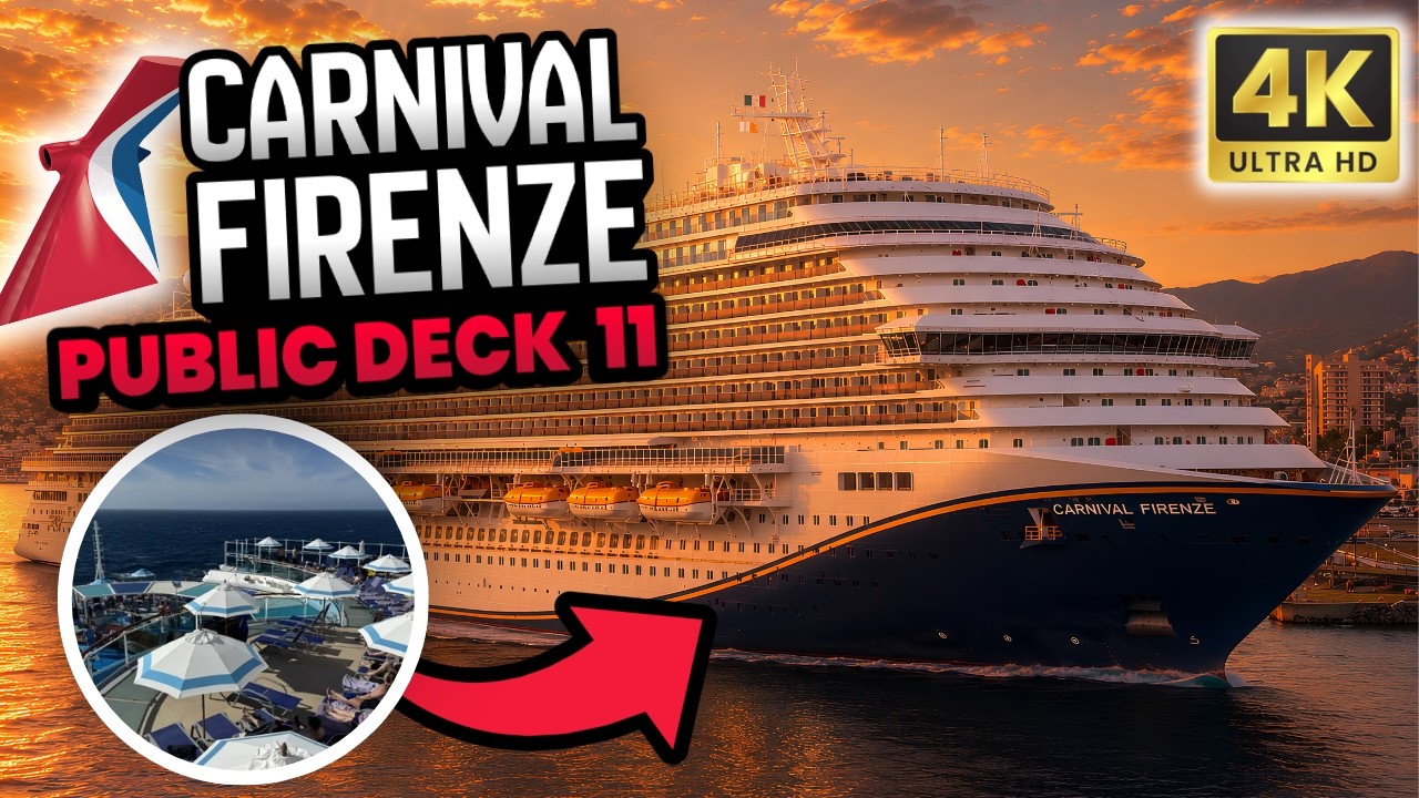 Carnival Firenze Public Deck 11 | Tall Man's Cruise Adventures
