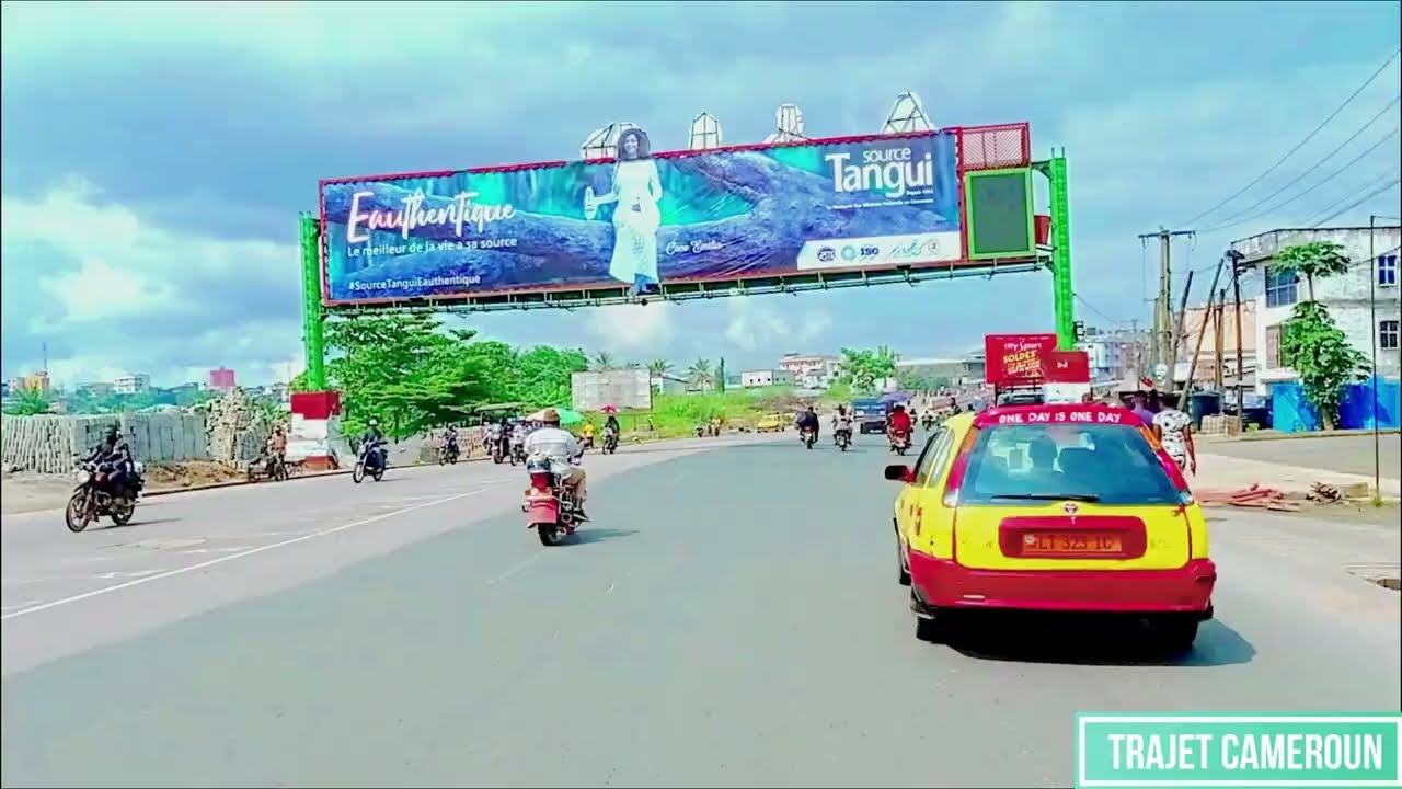(DOUALA) De New-Bell à Akwa par Bonapriso et Nkongmondo - Trajet Cameroun