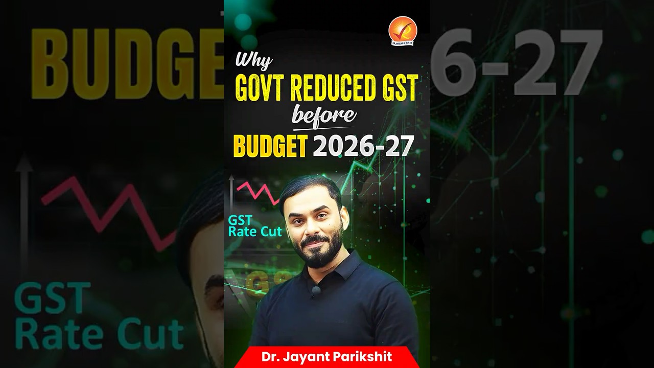 Why Govt Reduced GST Before Budget 2026? | UPSC 2026
