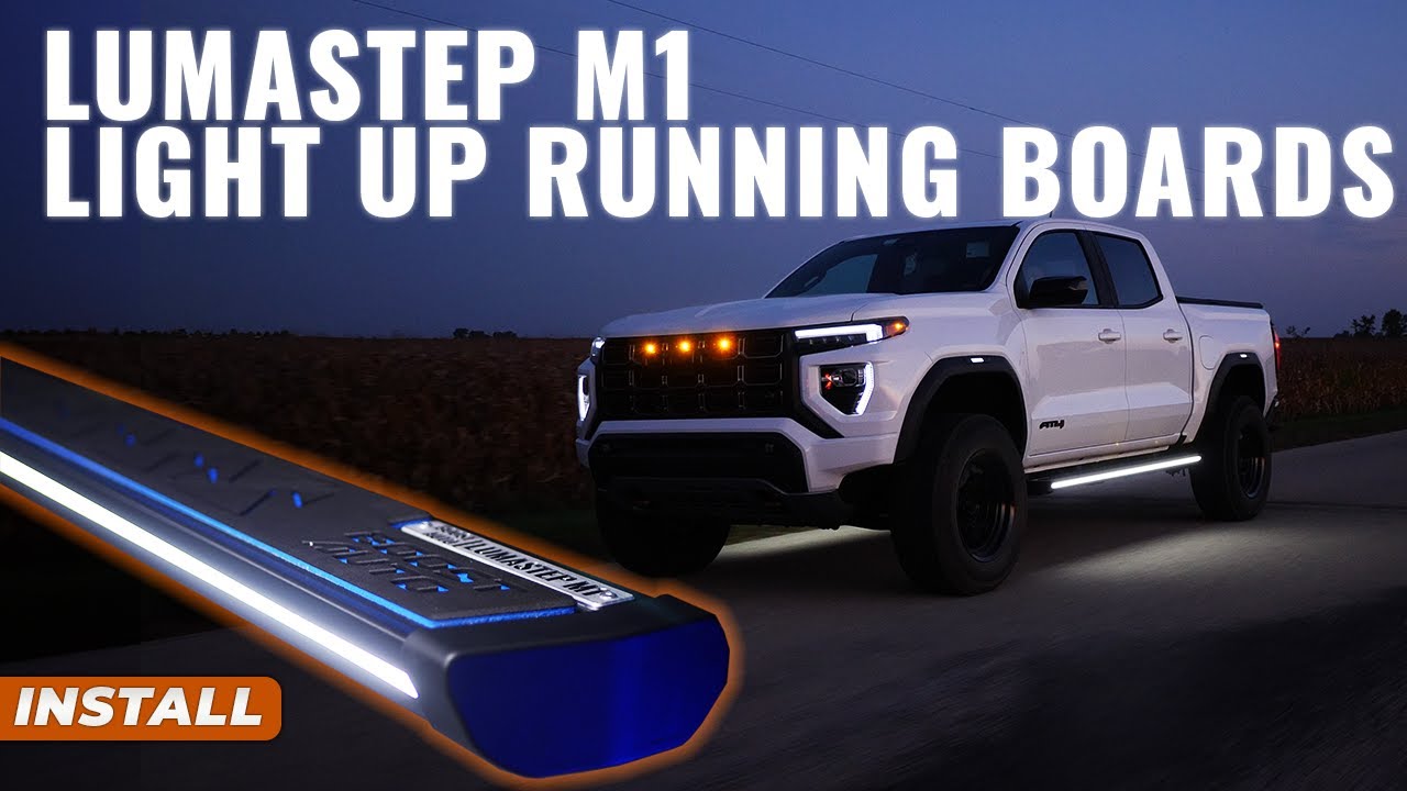 Lumastep M1 Light Up Running Board Installation Guide | 2023-2025 Chevy Colorado & GMC Canyon