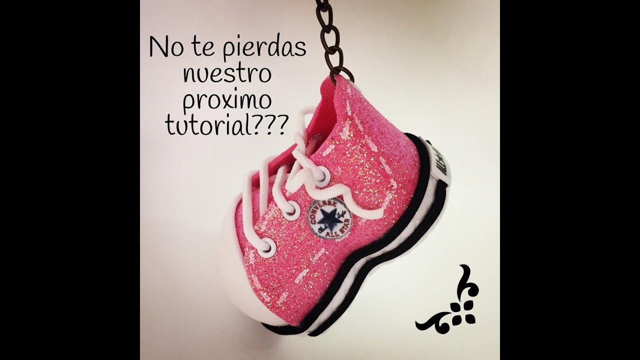 FOFUCHAS PASO A PASO (Llavero zapato converse de Goma Eva)