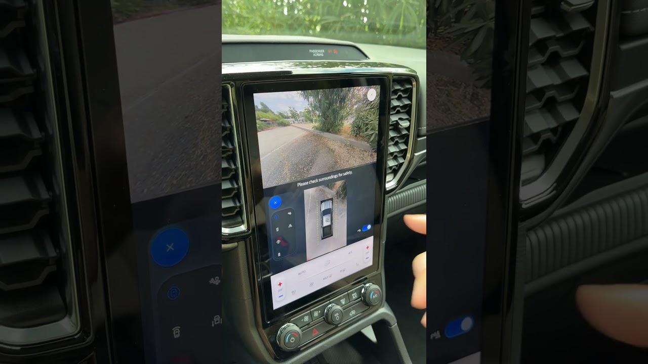 Camera Views in the 2024 Ford Ranger 