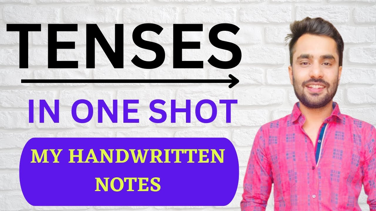 TENSES in One Shot // Handwritten Notes + PDF // All Grades & Boards