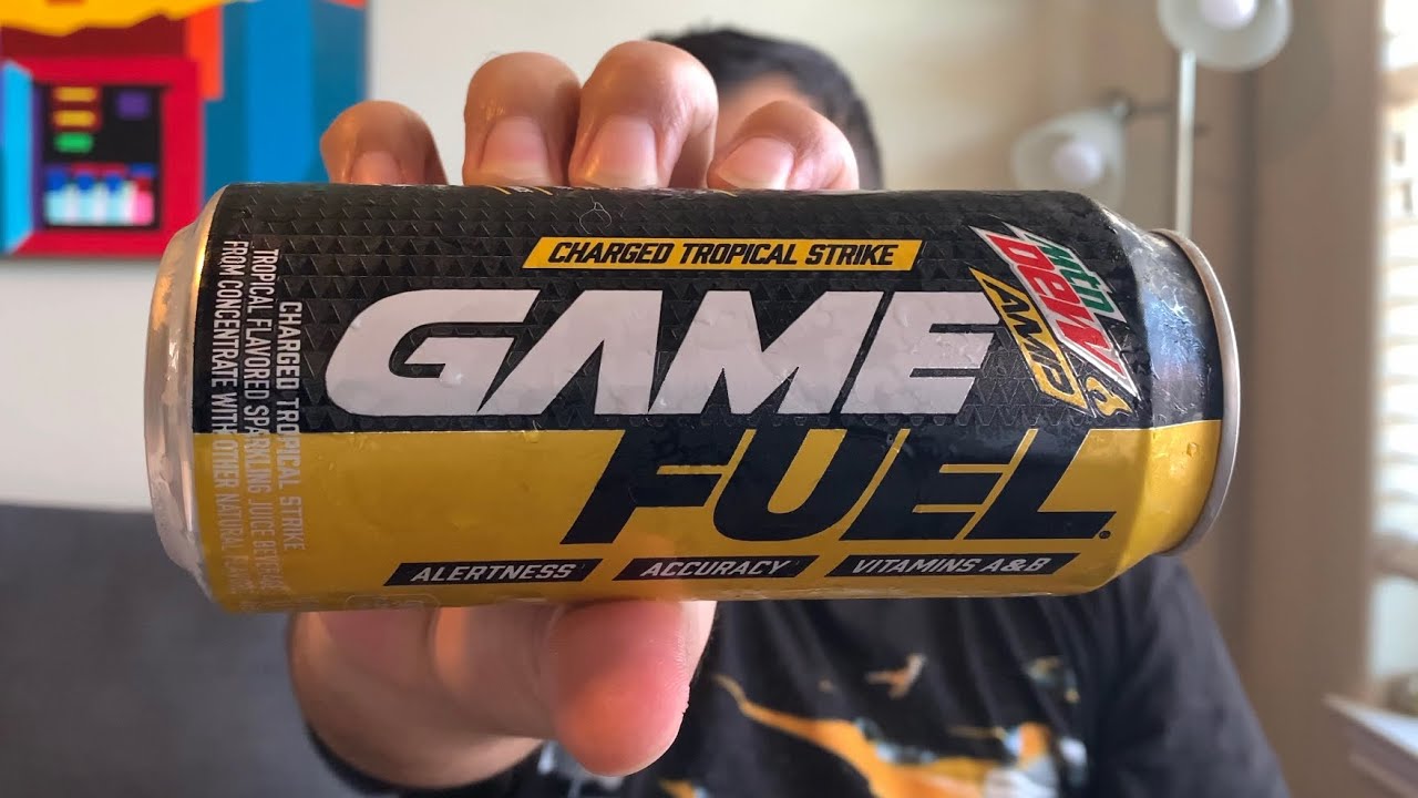 Mountain Dew Game Fuel Tropical Strike Review And Taste Test!