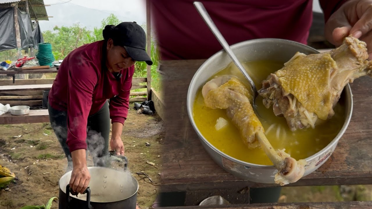 Nada mejor que una rica sopa de pollo al estilo de Doña Viky