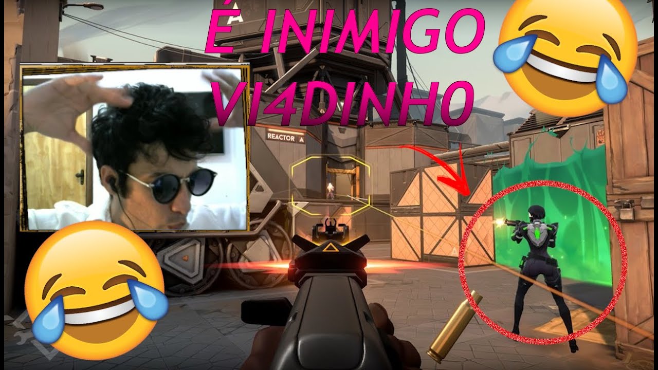 Vi4DiNH0 jogando VALORANT, no CS dando RAGE com BOLUD0 - MELHORES MOMENTOS VI4DINHO