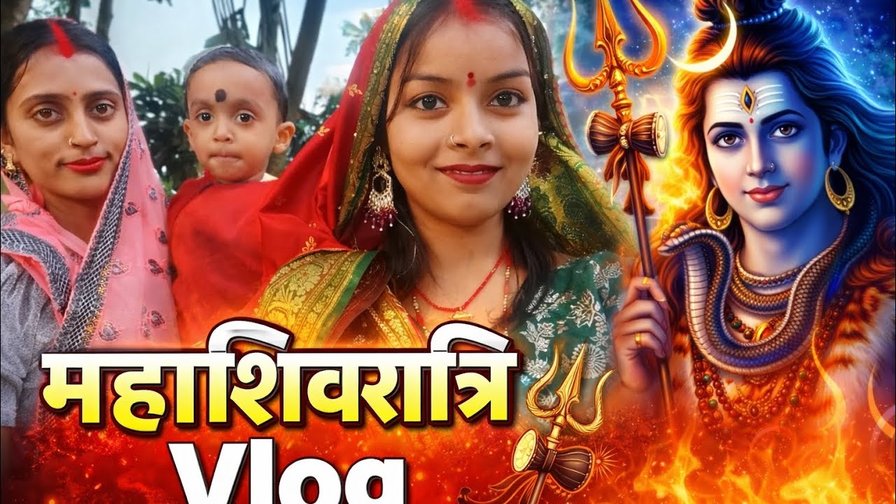 महाशिवरात्रि की हार्दिक शुभकामनाएँ 🙏🏻😍 भारतीय प्रसिद्ध त्योहार ❤️ मेरे नए व्लॉग में आपका स्वागत है 🤗