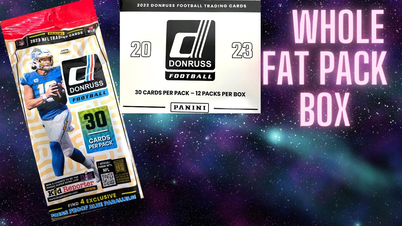 2023 Panini Donruss Football Fat Pack Box Opening and Review
