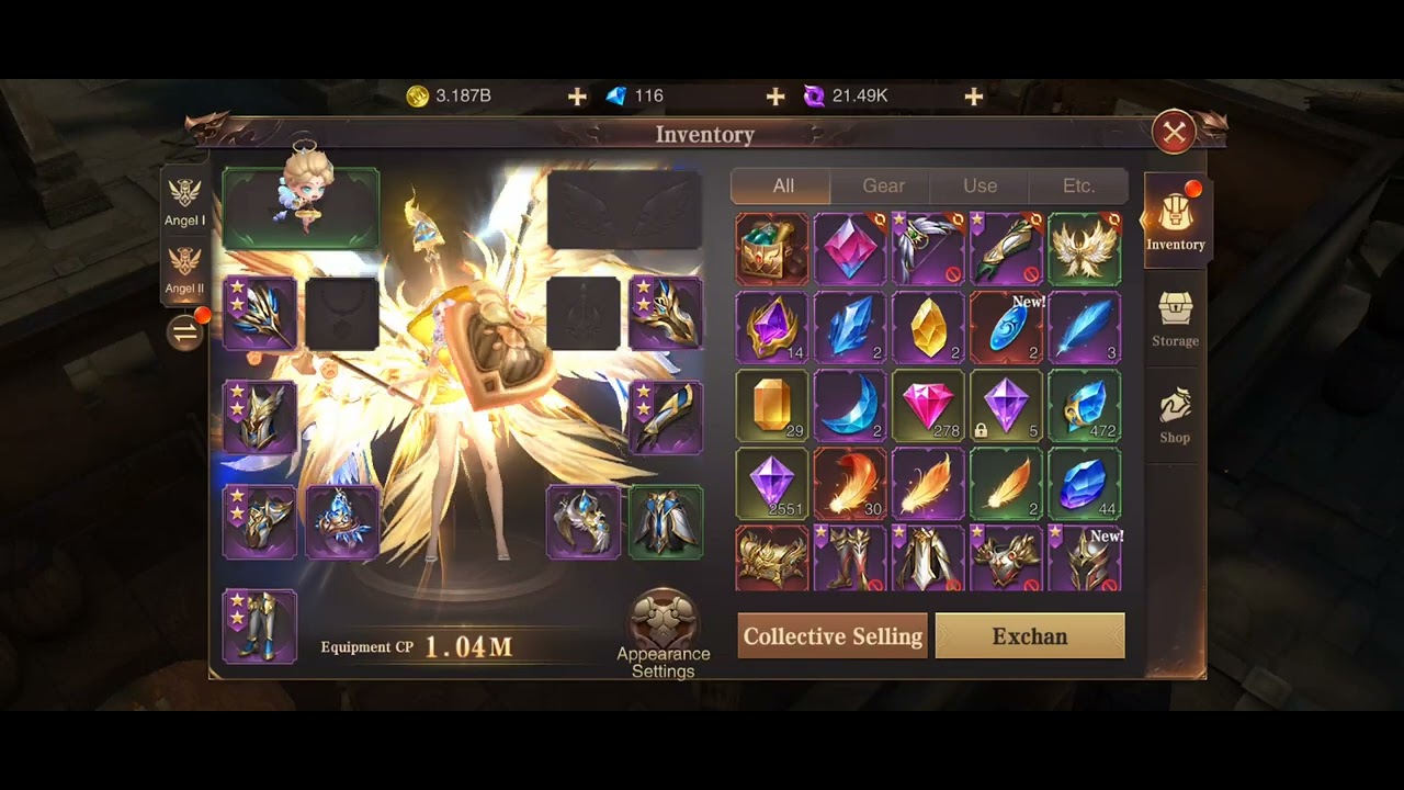 MU Archangel Solo Guild CS Loots and combine