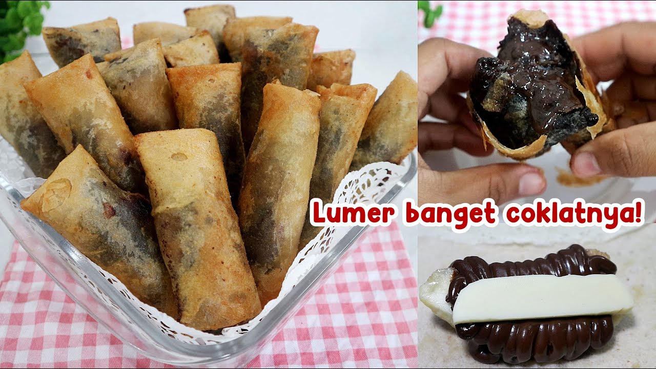 PASTI JADI! RESEP LUMPIA ISI PISANG COKLAT KEJU