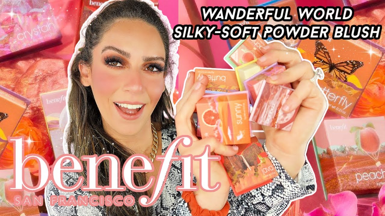 BENEFIT COSMETICS WANDERFUL WORLD SILKY-SOFT POWDER BLUSHES