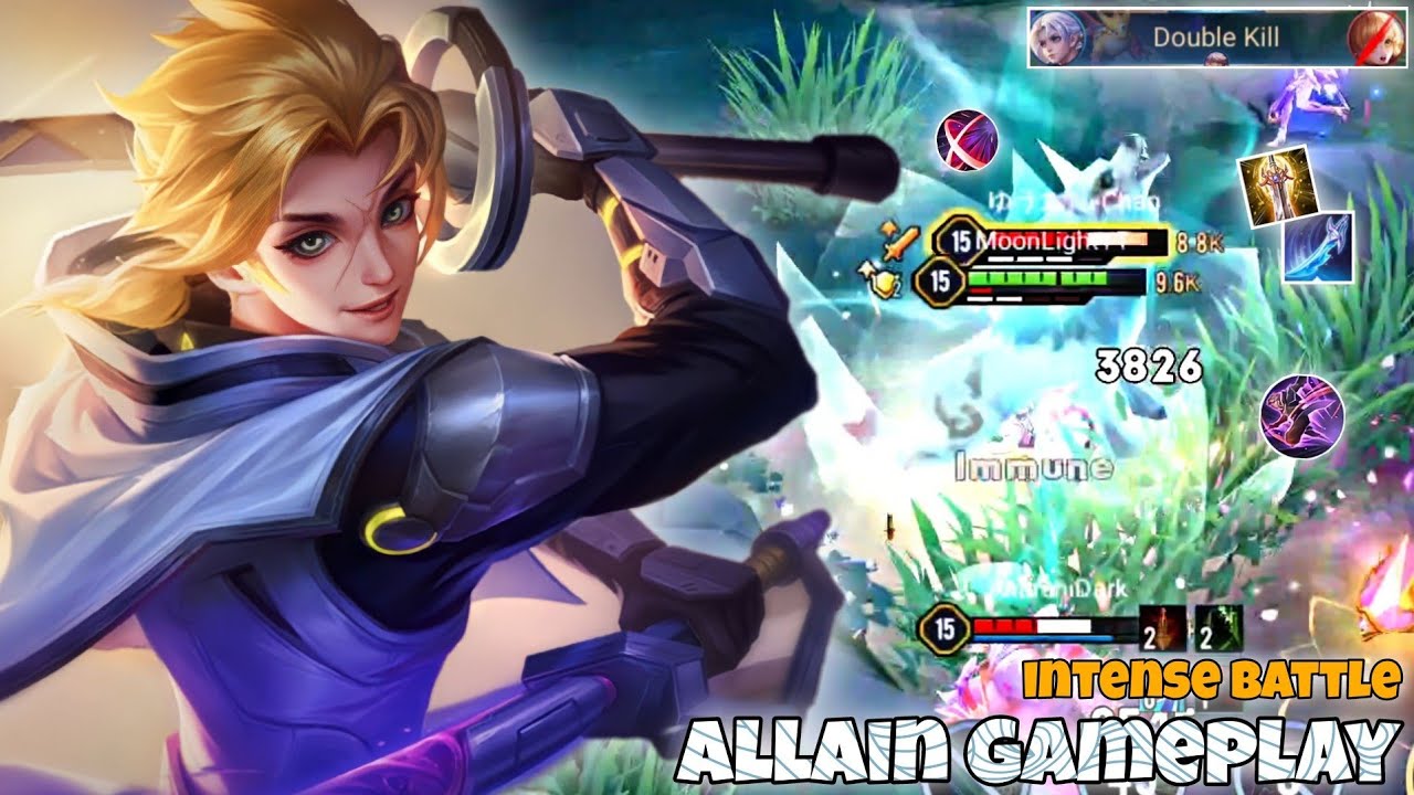 Allain Slayer Lane Pro Gameplay | Intense Battle unexpected result | Arena of Valor Liên Quân mobile
