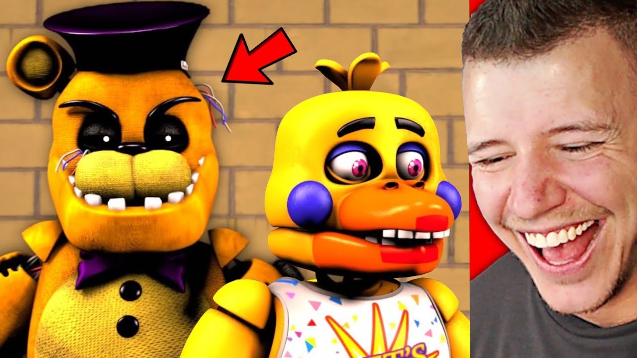 1 STUNDE FNAF TRY NOT TO LAUGH CHALLENGE 😂