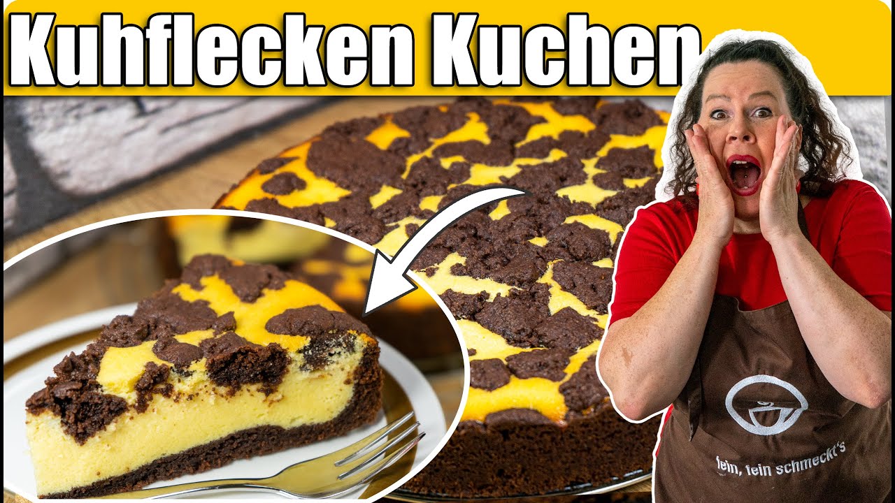 Ruck Zuck Kuhflecken Kuchen | unvergesslich cremig, schokoladig | Russischer Zupfkuchen