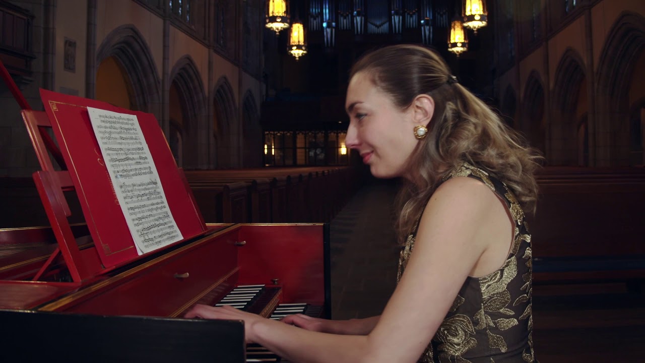 Johann Christian - Bach Keyboard Sonata No.4 in B-flat major | Anna Kislitsyna (harpsichord)