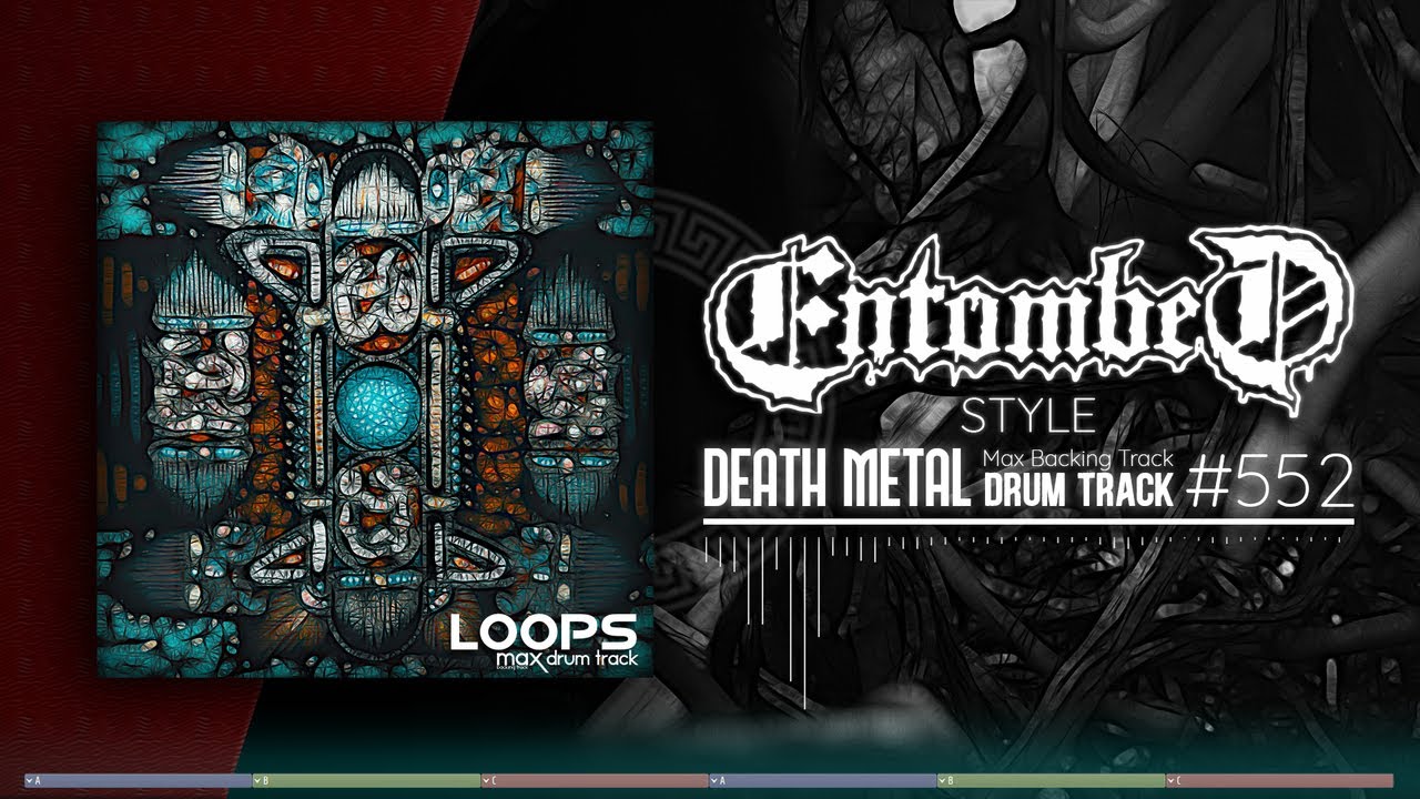 Death Metal Drum Track / Entombed Style / 150 bpm