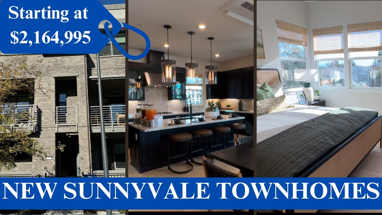 Tour this $2,000,000 New Construction Sunnyvale Townhome