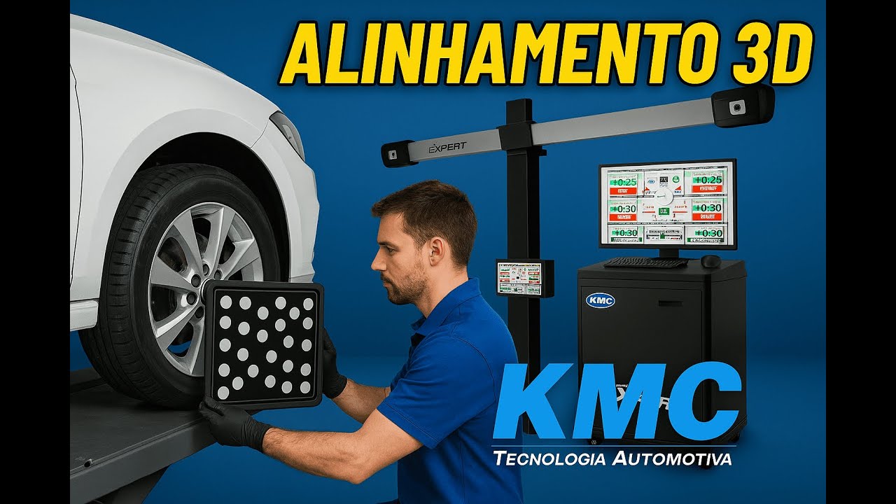 Processo de alinhamento no alinhador kmc: simples, r&aacute;pido e preciso