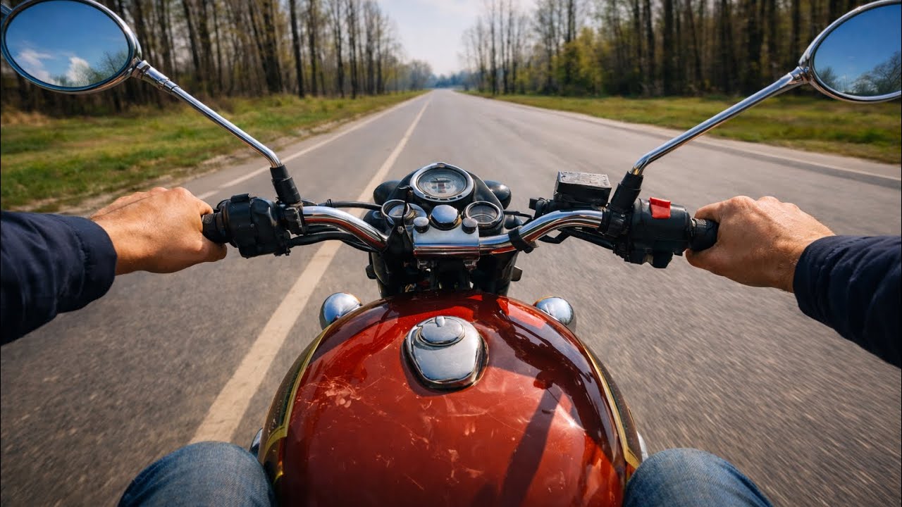 Pure Freedom on Two Wheels | Pure Royal Enfield  sound on an Open Highway