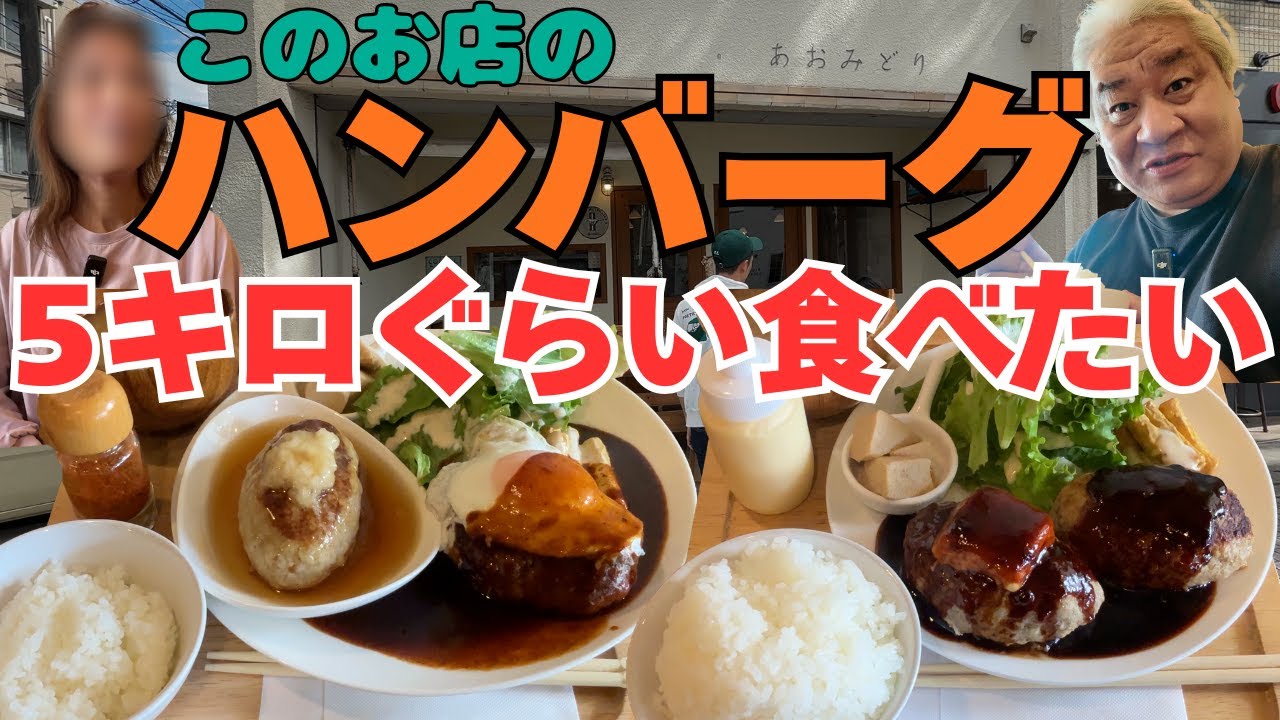 54年間の体験でこれほど美味いハンバーグは無かった・・・by Naminohira　ランチタイムが最高になるお店【大阪グルメ　堺市堺区　あおみどり】