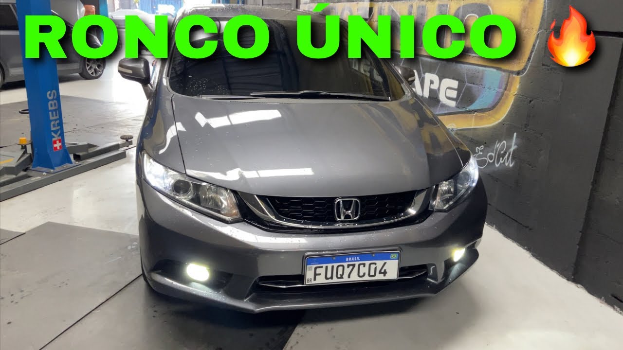 ✅HONDA CIVIC LXR 2.0 g9 instalando difusor de escape ( em detalhes)