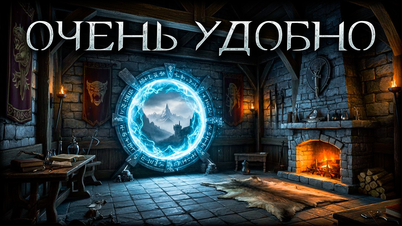 Как поставить портал для быстрого перемещения у себя дома?