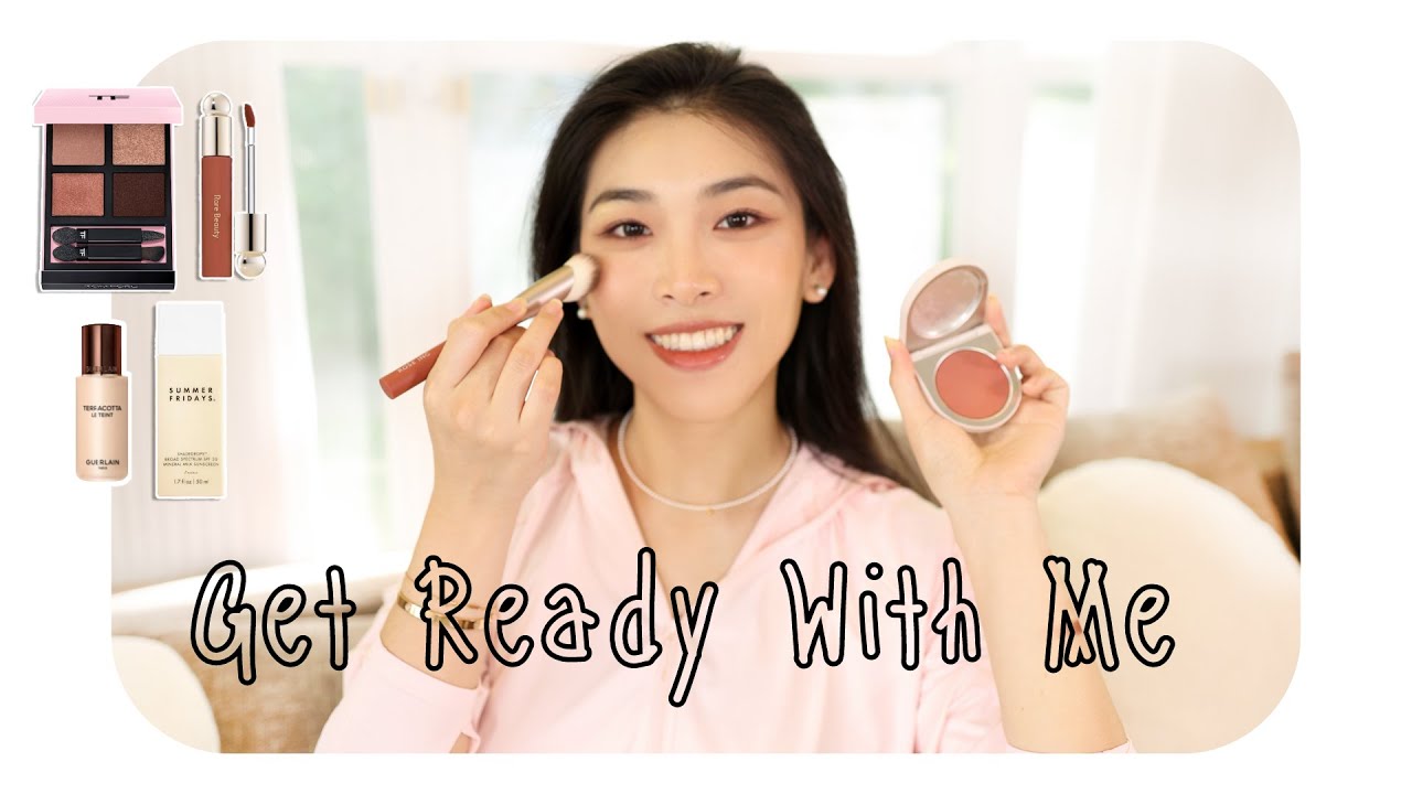 GRWM~520粉粉嫩嫩的少女妆🌸TF Forbidden Pink~ ROSE INC腮红可以封神了！娇兰新款粉底测评~ 新彩妆测试
