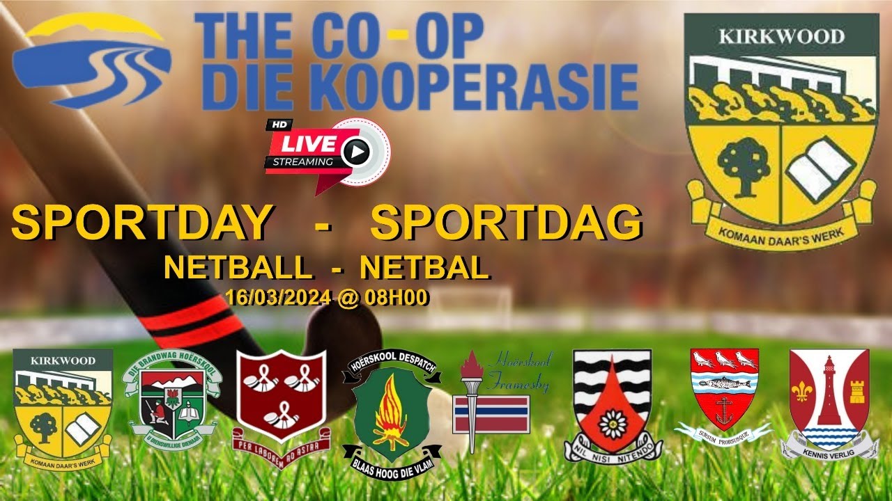 Kirkwood Hoërskool Netbal 16 Maart 2024