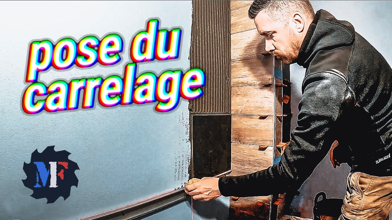 Je pose du CARRELAGE sur les MURS ! Chantier Rénovation Suite Parentale Ep 11