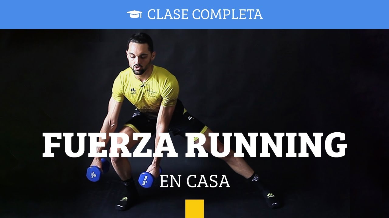 Clase completa de FUERZA para corredores en casa 🏠