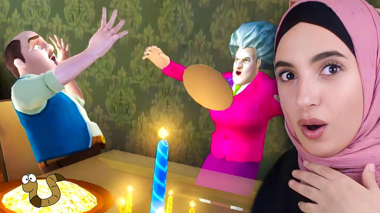 مقالب مجنونة في المدرسة الشريرة وحبيبها Scary Teacher 3D